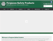 Tablet Screenshot of fergusonsafety.com